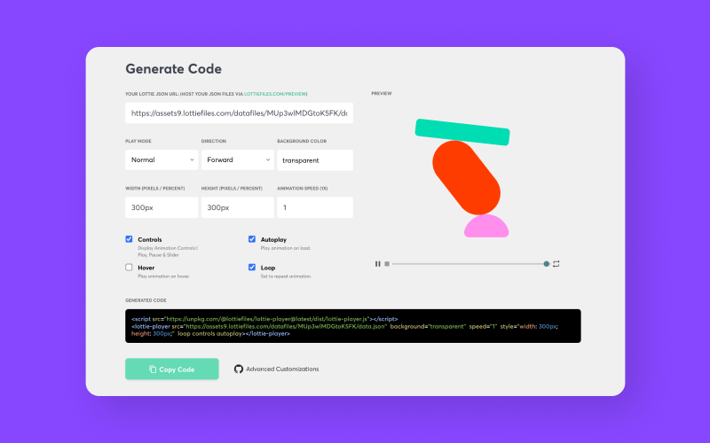 How to Add Lottie Animations to a site with HTML